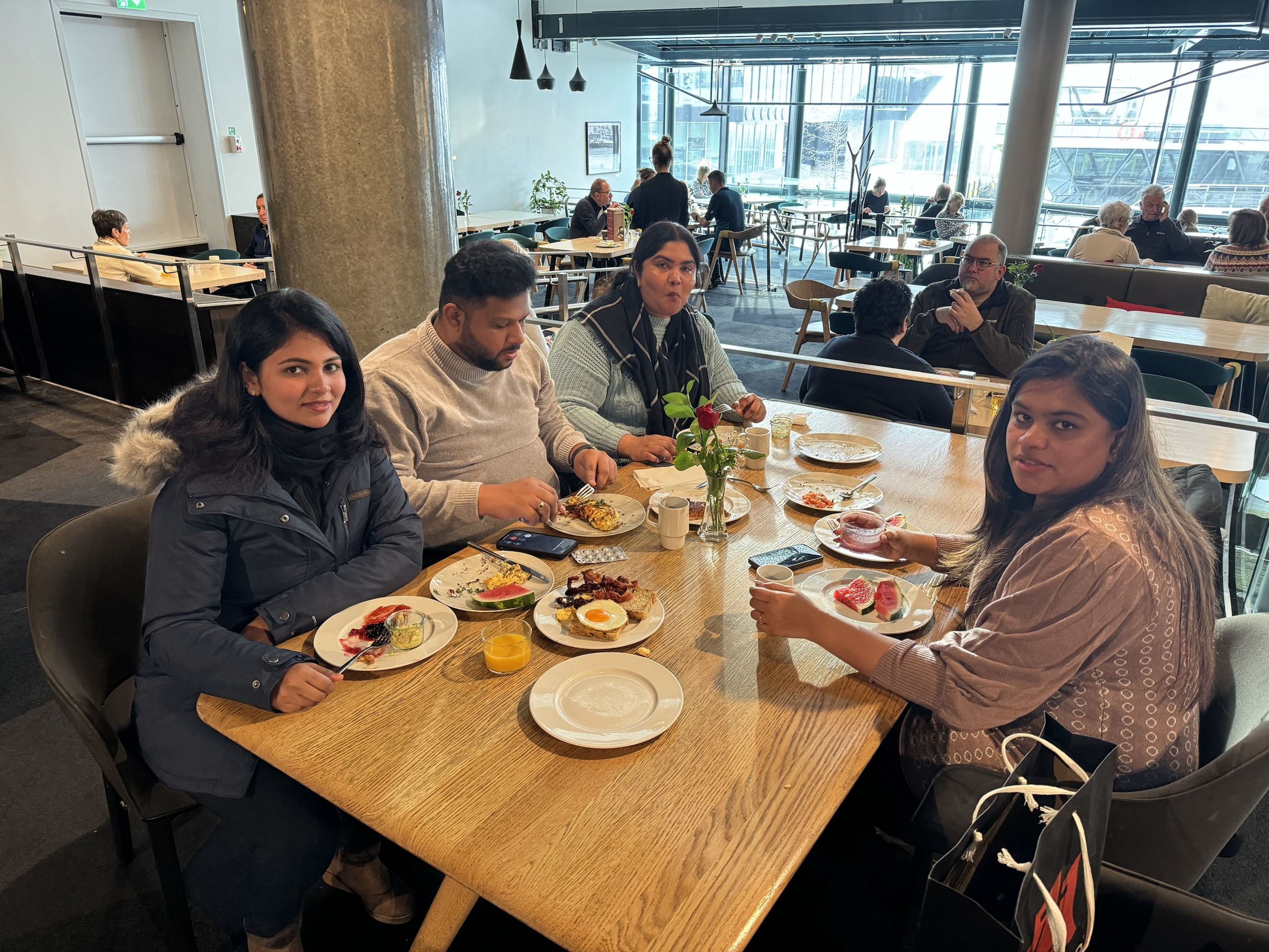 Breakfast together