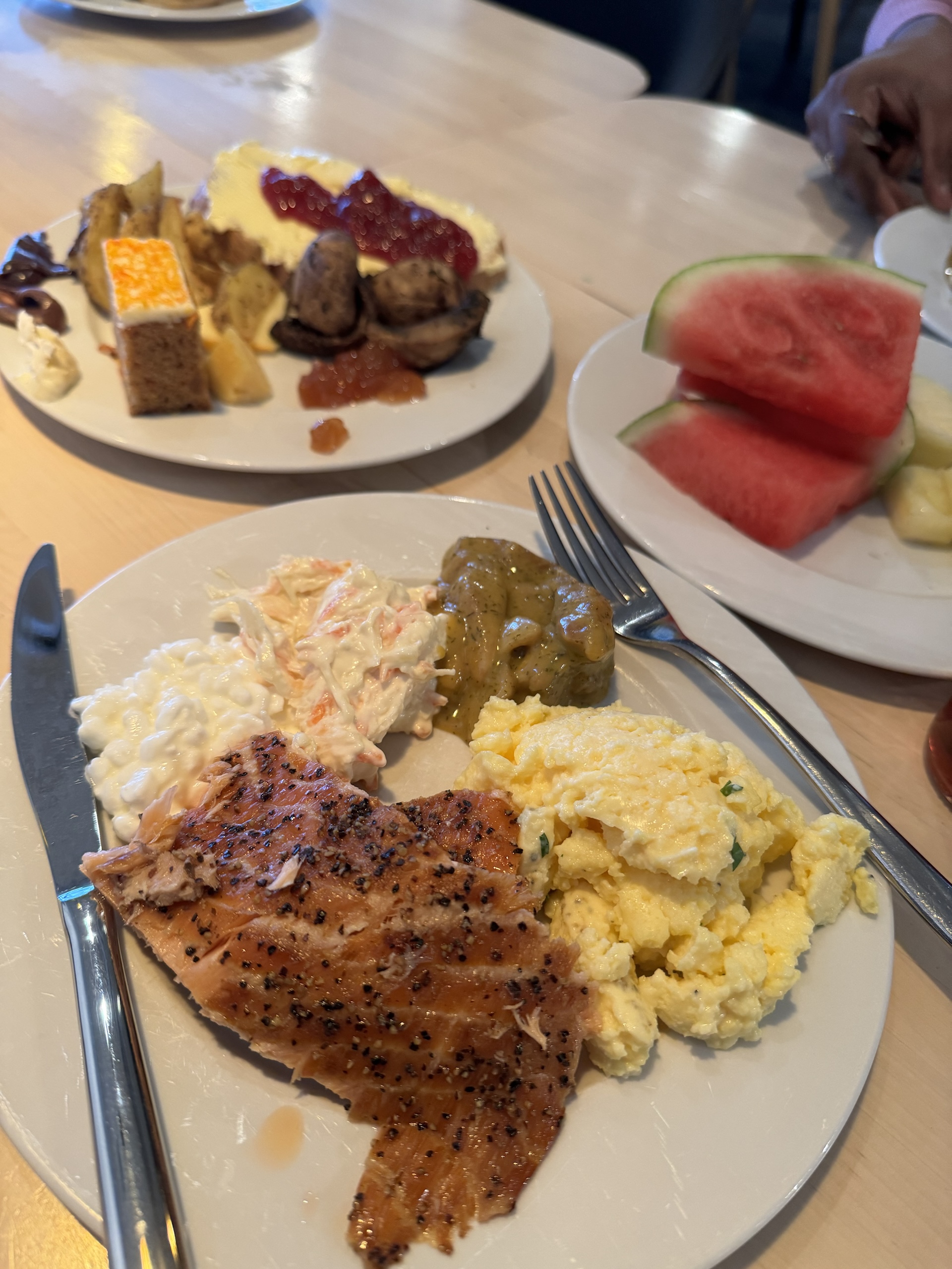 An unhurried breakfast