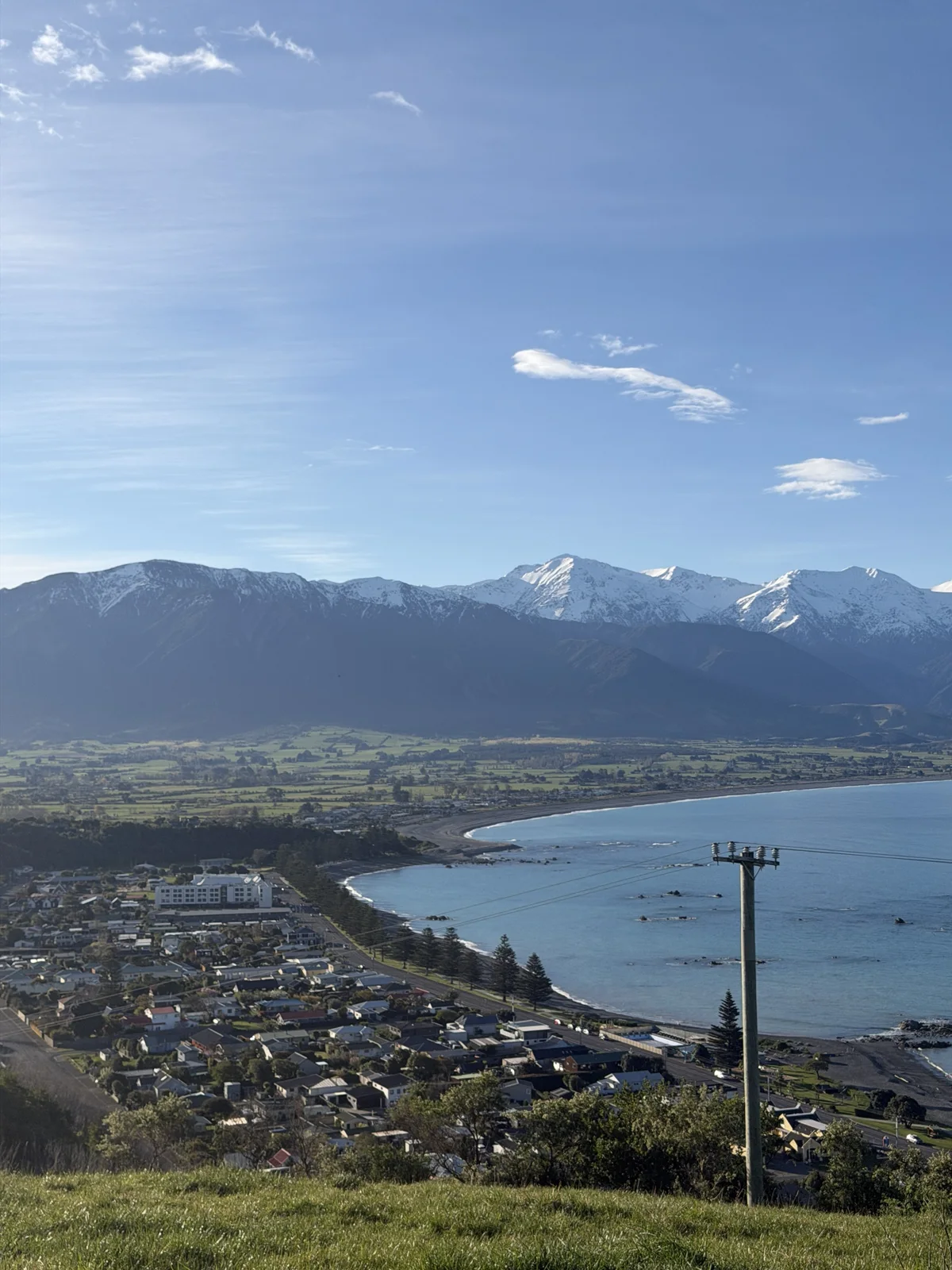 Kaikoura bay panorama