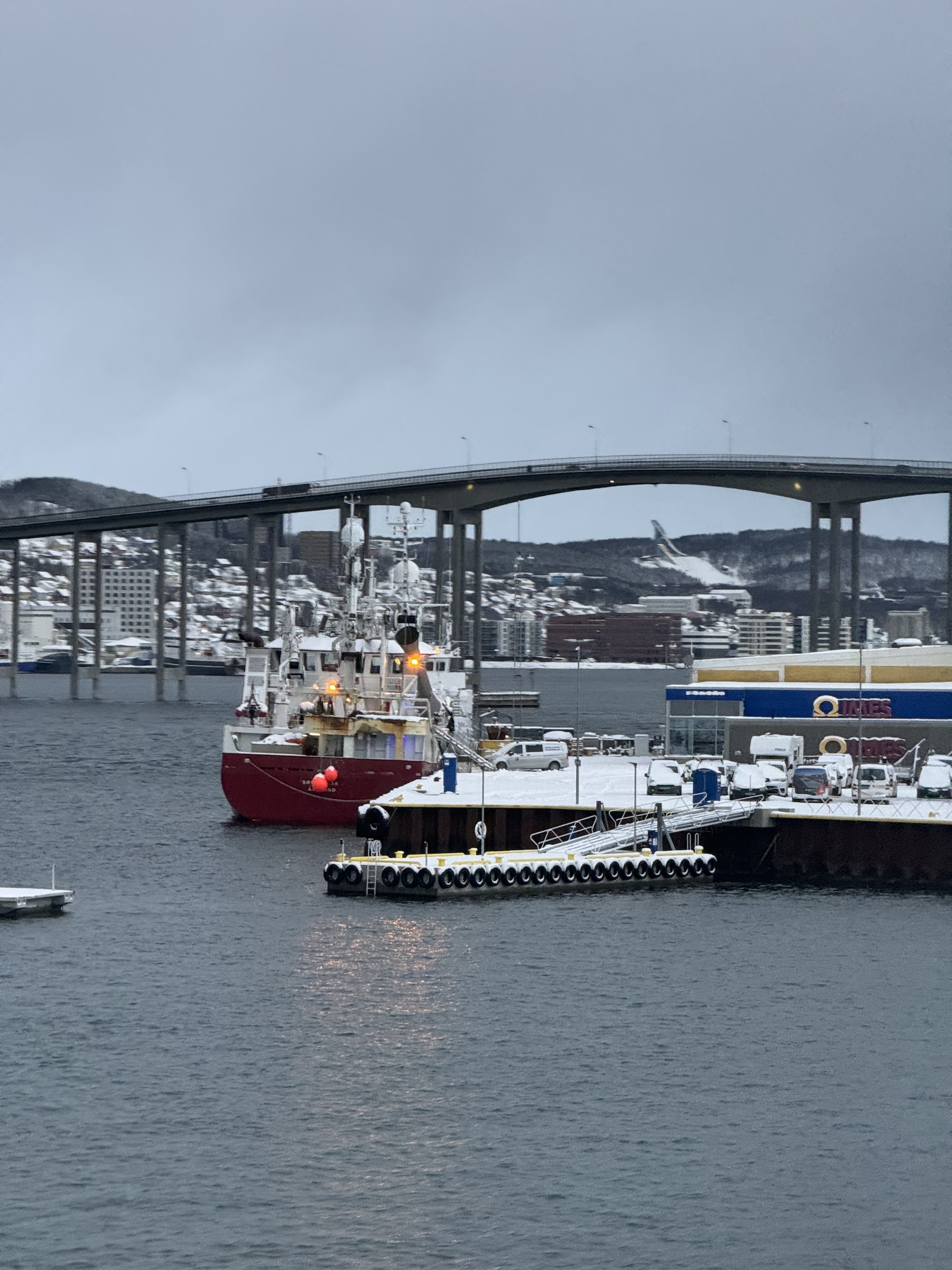 Harbour and bridge
