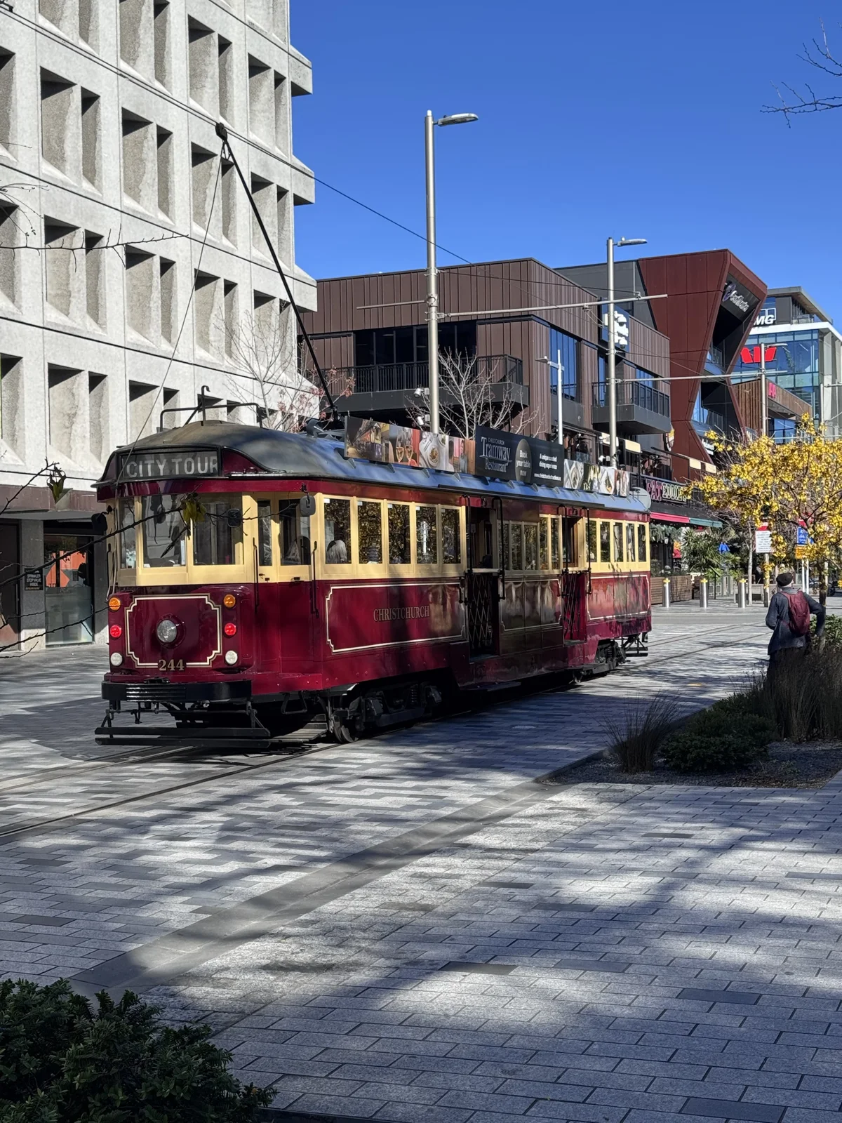 Christchurch by tram