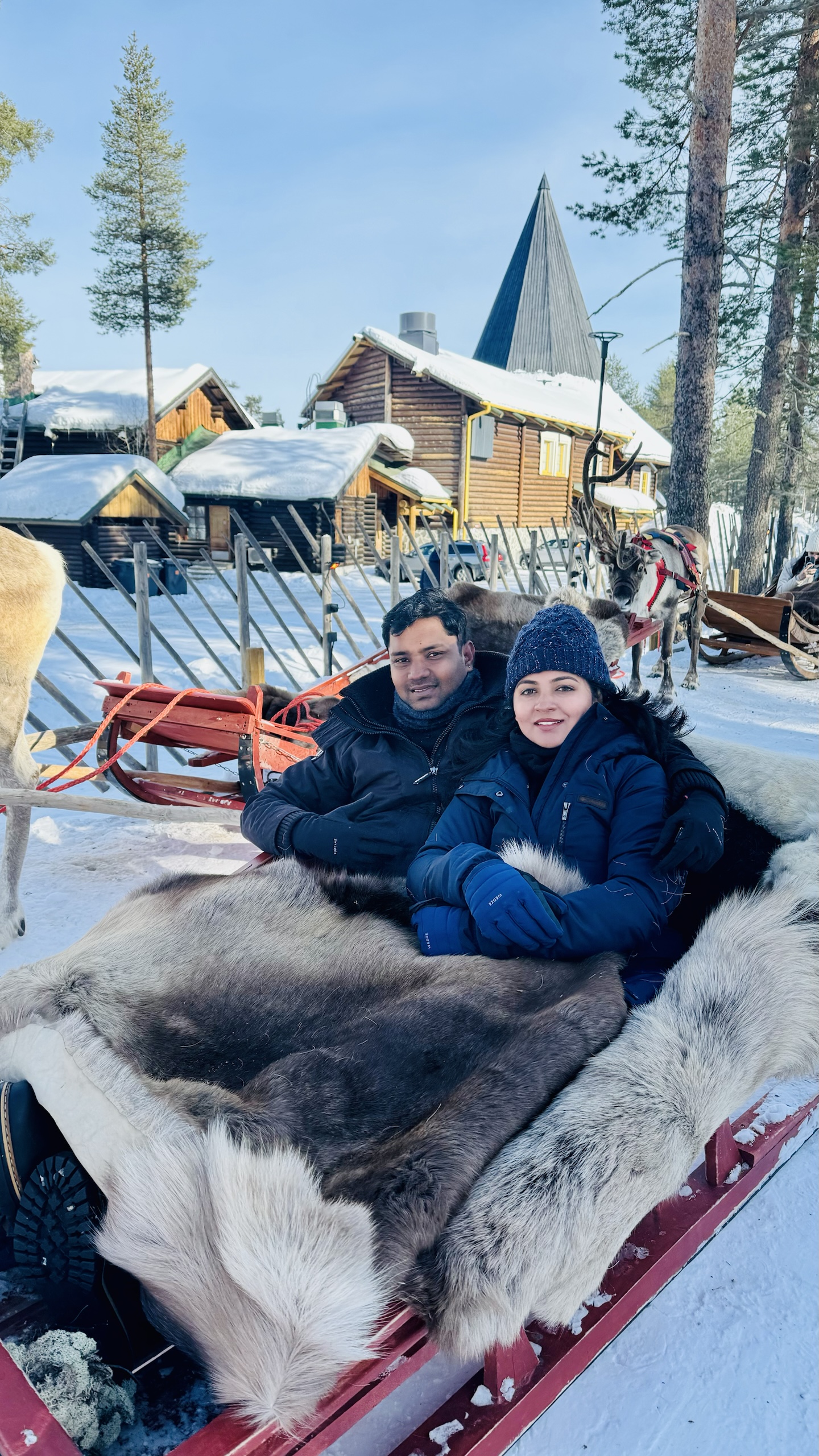 Sharing the sleigh